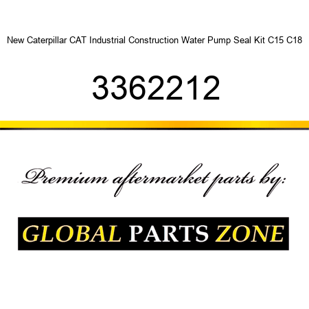 New Caterpillar CAT Industrial Construction Water Pump Seal Kit C15 C18 3362212