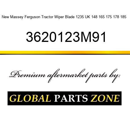 New Massey Ferguson Tractor Wiper Blade 1235 UK 148 165 175 178 185 + 3620123M91