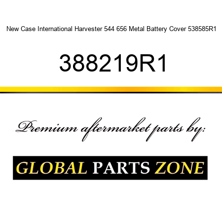 New Case International Harvester 544 656 Metal Battery Cover 538585R1 388219R1
