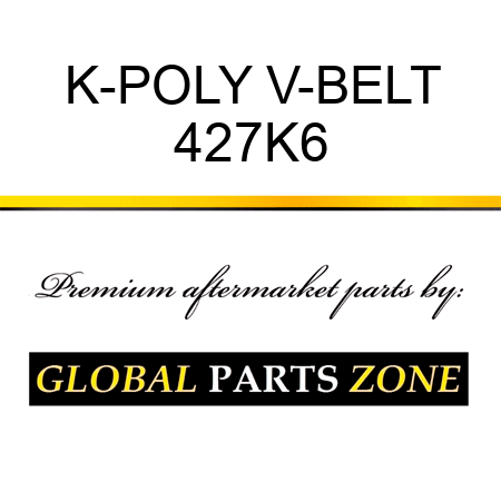 K-POLY V-BELT 427K6