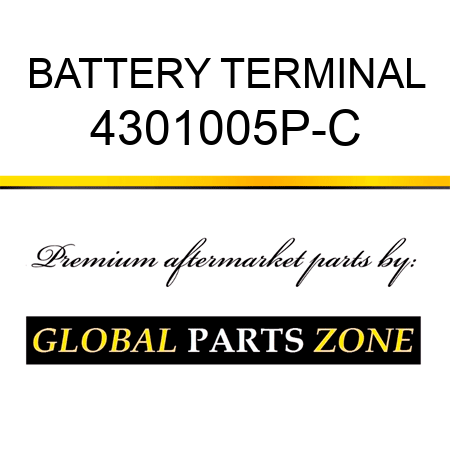 BATTERY TERMINAL 4301005P-C