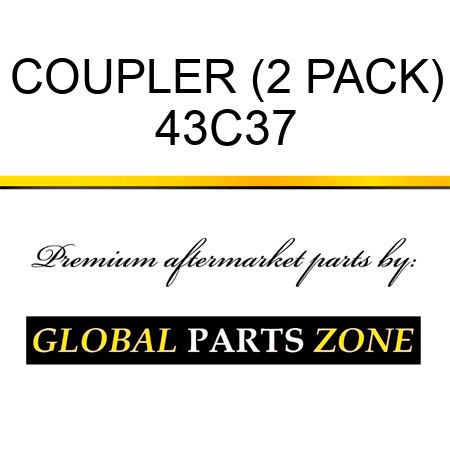 COUPLER (2 PACK) 43C37