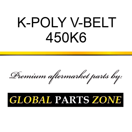 K-POLY V-BELT 450K6