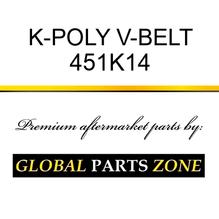 K-POLY V-BELT 451K14
