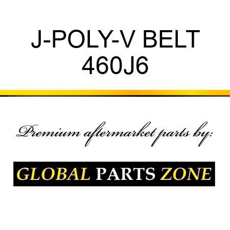 J-POLY-V BELT 460J6