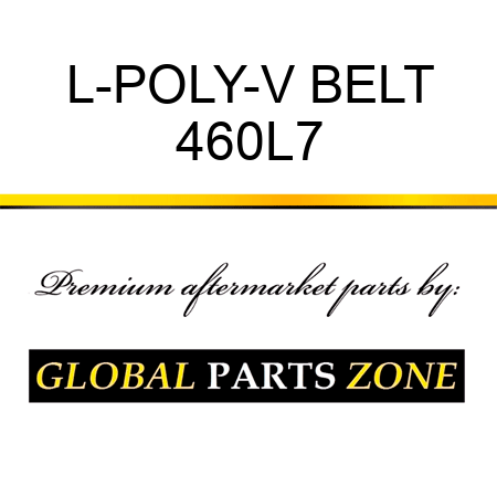 L-POLY-V BELT 460L7