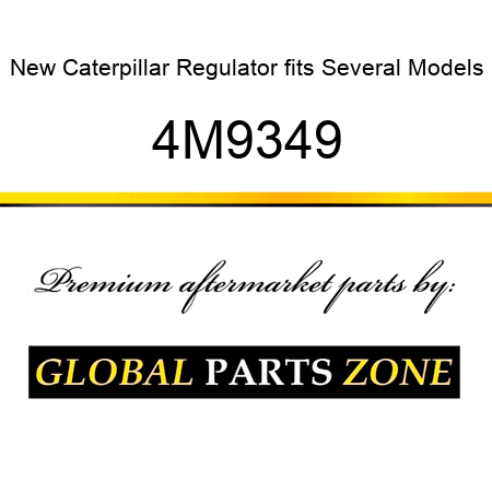 New Caterpillar Regulator fits Several Models 4M9349