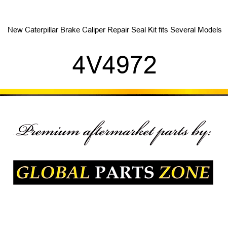 New Caterpillar Brake Caliper Repair Seal Kit fits Several Models 4V4972