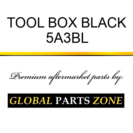 TOOL BOX BLACK 5A3BL