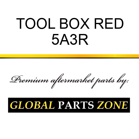 TOOL BOX RED 5A3R
