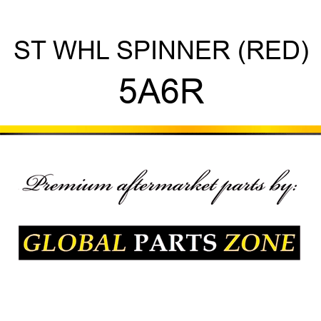 ST WHL SPINNER (RED) 5A6R