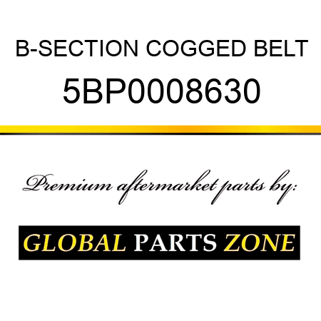 B-SECTION COGGED BELT 5BP0008630
