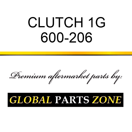 CLUTCH 1G 600-206
