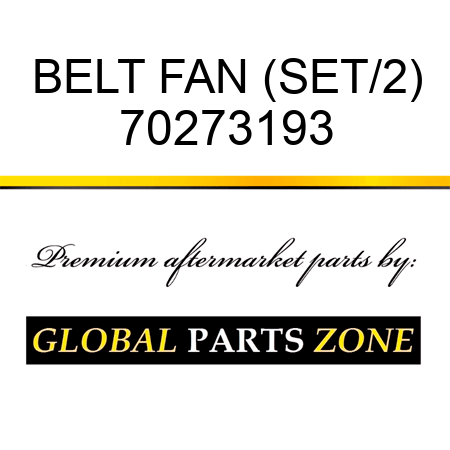 BELT FAN (SET/2) 70273193