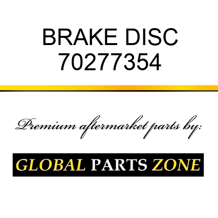 BRAKE DISC 70277354