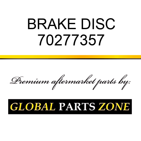 BRAKE DISC 70277357