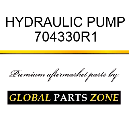 HYDRAULIC PUMP 704330R1