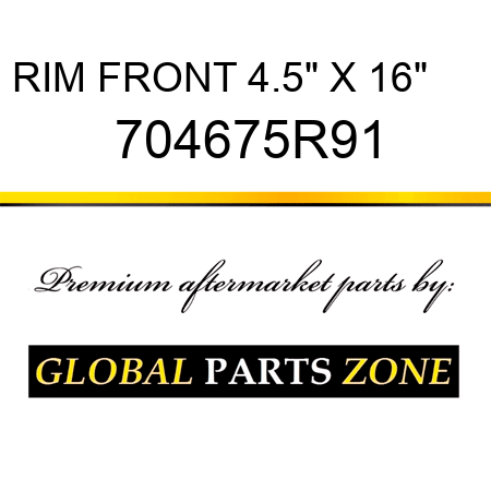 RIM FRONT 4.5