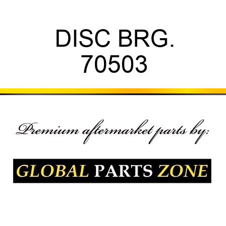 DISC BRG. 70503