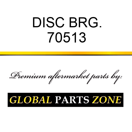 DISC BRG. 70513