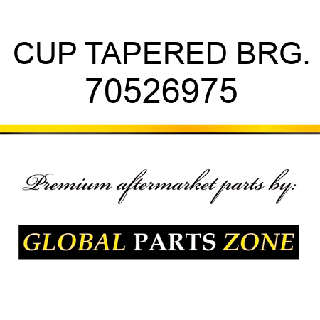 CUP TAPERED BRG. 70526975