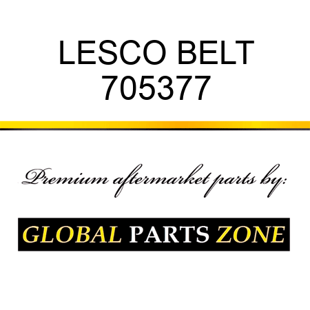 LESCO BELT 705377