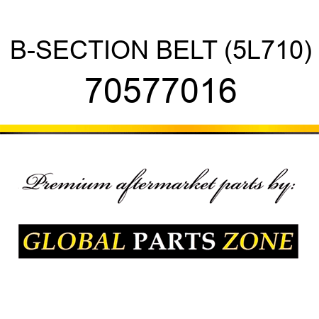 B-SECTION BELT (5L710) 70577016