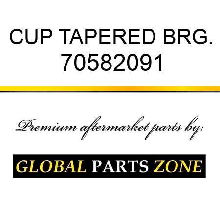 CUP TAPERED BRG. 70582091