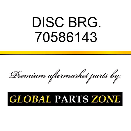 DISC BRG. 70586143