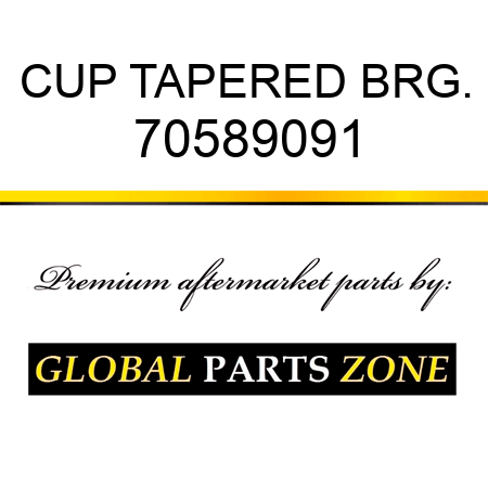 CUP TAPERED BRG. 70589091