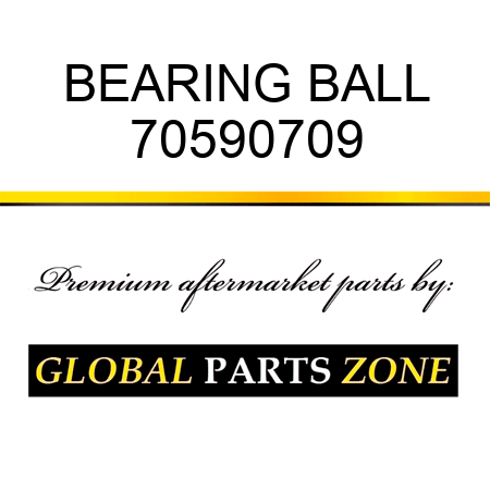 BEARING BALL 70590709