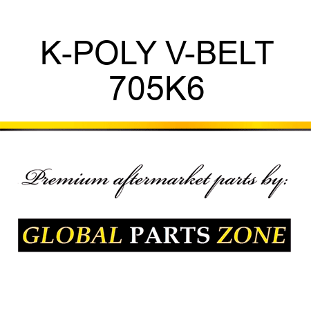 K-POLY V-BELT 705K6