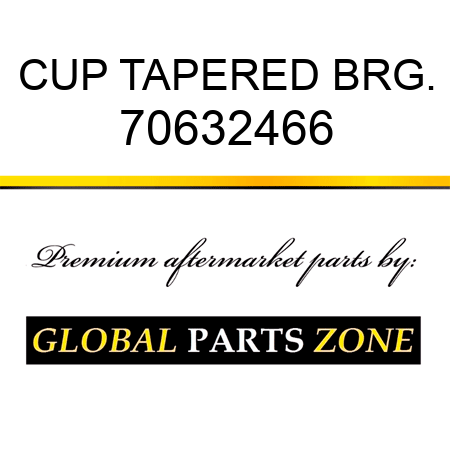 CUP TAPERED BRG. 70632466