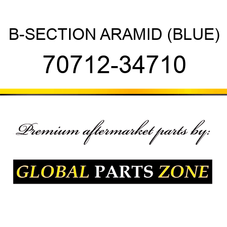 B-SECTION ARAMID (BLUE) 70712-34710