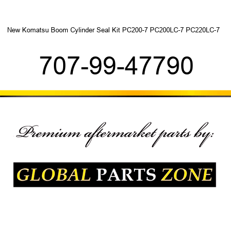 New Komatsu Boom Cylinder Seal Kit PC200-7 PC200LC-7 PC220LC-7 + 707-99-47790