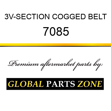 3V-SECTION COGGED BELT 7085