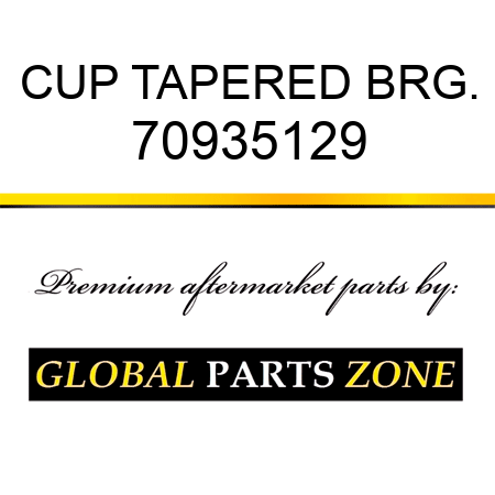 CUP TAPERED BRG. 70935129