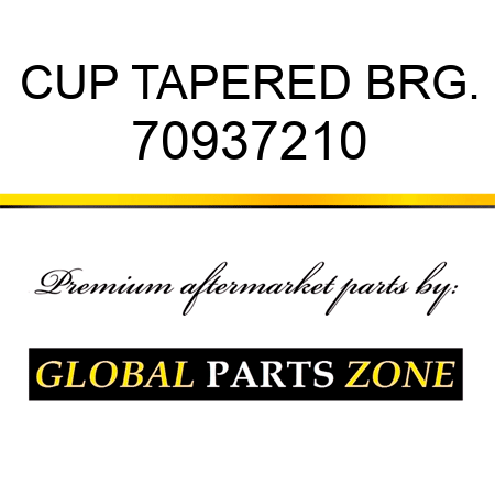 CUP TAPERED BRG. 70937210