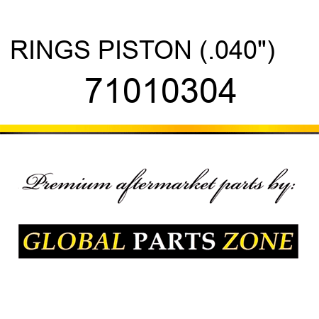 RINGS PISTON (.040