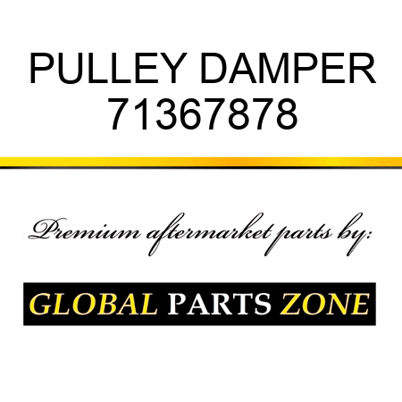 PULLEY DAMPER 71367878