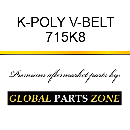 K-POLY V-BELT 715K8