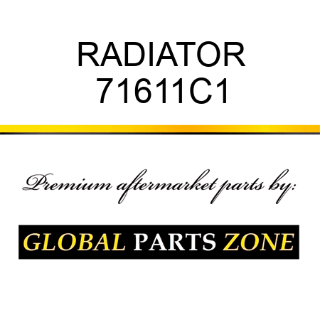 RADIATOR 71611C1