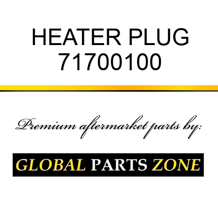 HEATER PLUG 71700100