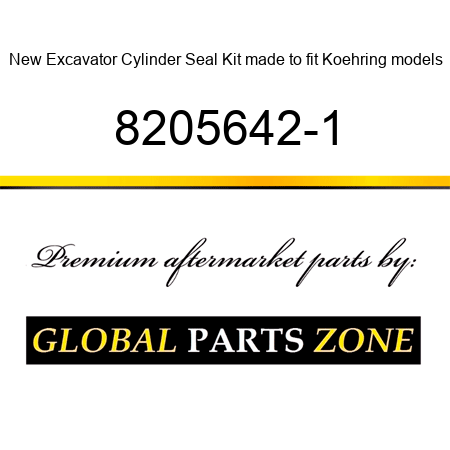 New Excavator Cylinder Seal Kit made to fit Koehring models 8205642-1