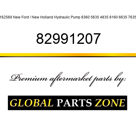 5162569 New Ford / New Holland Hydraulic Pump 8360 5635 4835 8160 6635 7635 + 82991207