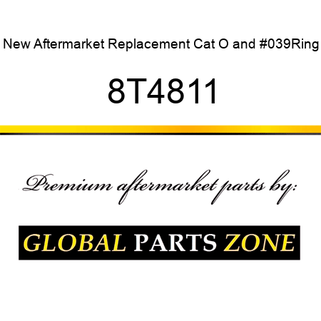 New Aftermarket Replacement Cat O'Ring 8T4811