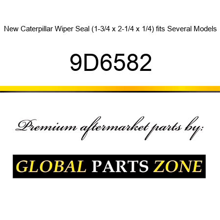 New Caterpillar Wiper Seal (1-3/4 x 2-1/4 x 1/4) fits Several Models 9D6582