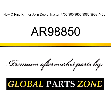 New O-Ring Kit For John Deere Tractor 7700 900 9600 9960 9965 740E + AR98850