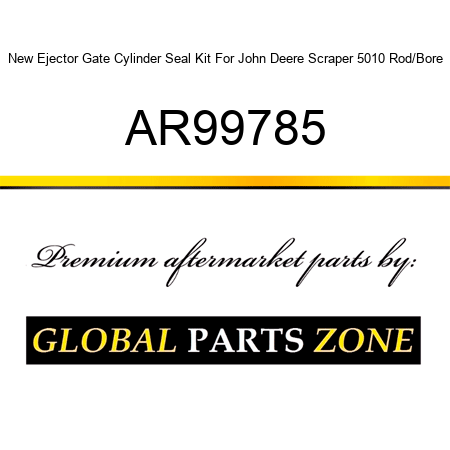 New Ejector Gate Cylinder Seal Kit For John Deere Scraper 5010 Rod/Bore AR99785