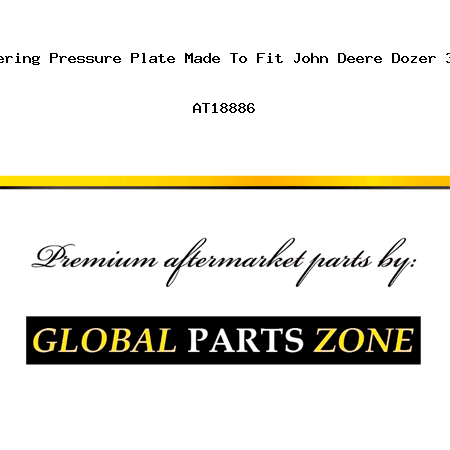 New Steering Pressure Plate Made To Fit John Deere Dozer 350 350B AT18886